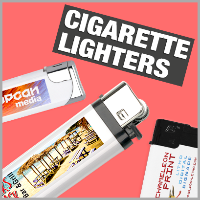 Cigarette Lighters personalised with print