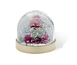 Custom Christmas Snow Dome Decoration