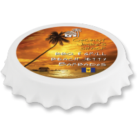 Custom Printed Bottle Opener Fridge Magnet